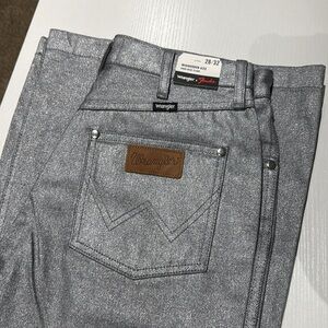 Wrangler X Fender Women's Metallic Wanderer Flare Jeans